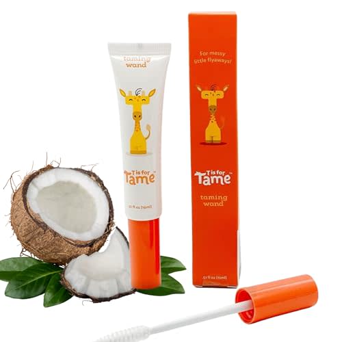 T is for Tame Hair Taming Cream Wand for Flyaways, Frizz - Natural & Vegan Styling Wand - Slick Back Smoothing Stick - Anti-Frizz, Flyaway Hair Tamer (1 pk)