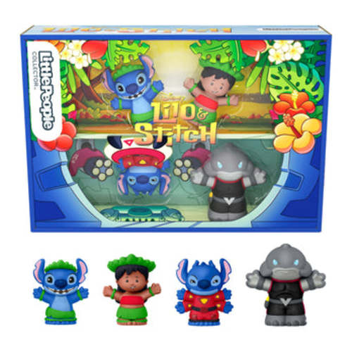 Little People Collector Disney Lilo & Stitch Special Edition Set For Adults & Fans, 4 Figures