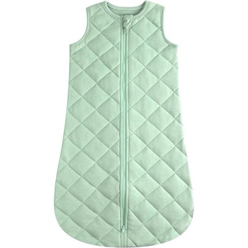 Baby Sleep Sack Sleeveless Super Soft Cotton Warm 0-6 Months 1.5 Tog, Sleeping Sack Soft Comfortable Wearable Blanket 2-Way Zipper, Sleeping Bag Sleepsack Unisex Newborn Infant Babies Girls Boys