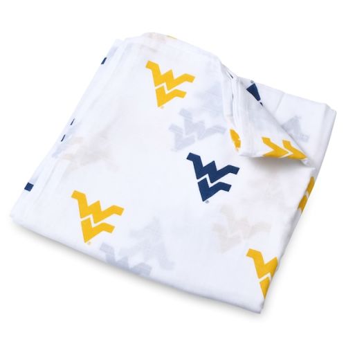 Infant West Virginia Mountaineers Muslin Swaddle Blanket
