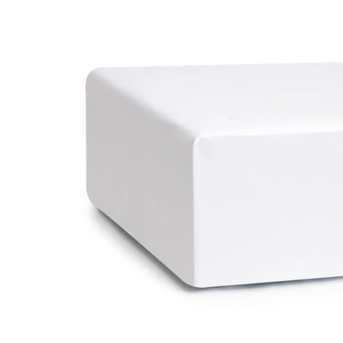 Signature Luxe Sateen Crib Sheet in White