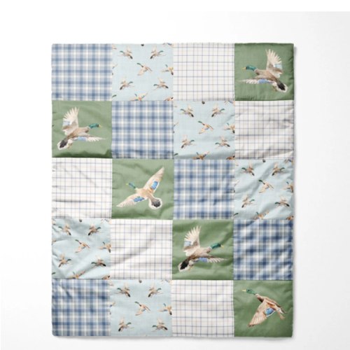 Organic Cotton Duck Hunting Baby Quilt
