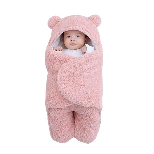 Danolt Baby Girl Newborn Essentials, Baby Swaddle Blanket 0-6 Months, Baby Essentials, Swaddles for Newborns