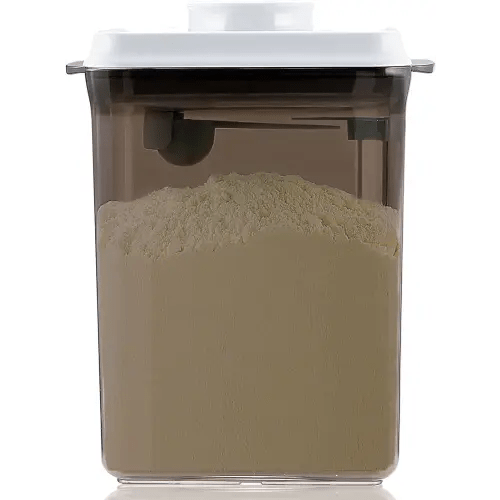 Pop Airtight Formula Container Baby Formula Container Powder Milk Dispenser Formula Holder 800g 2300ml Brown