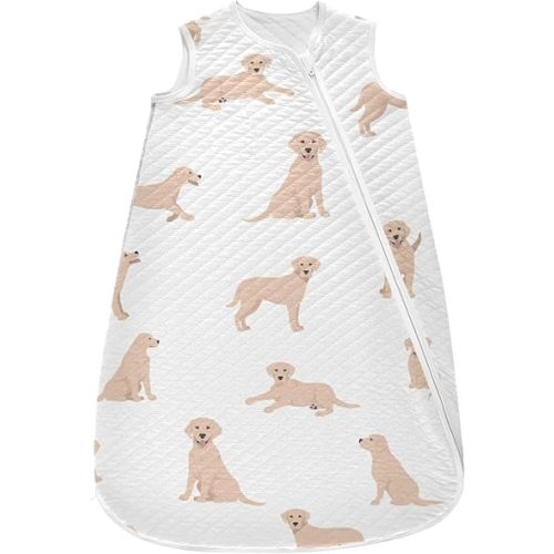 vvfelixl Labrador Retriever Dog Baby Wearable Blanket,Swaddle Transition Sleeping Bag for Infant,Sleep Sack for Newborn Babies,Sleep Suit for Toddler 6-12 Months