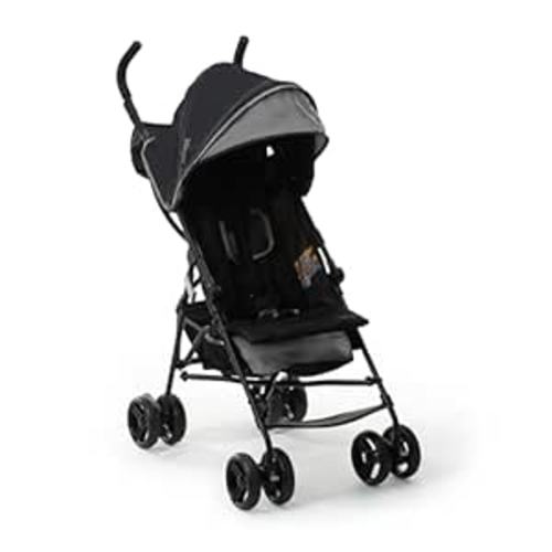 Ingenuity3D Mini Convenience Stroller – Lightweight Stroller with Compact Fold, Multi-Position Recline, Canopy with Pop Out Sun Visor and More – Umbrella Stroller for Travel and More, Gray