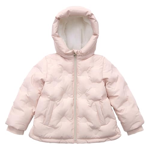 Rokka&Rolla Baby Toddler Girls' Water-Resistant Sherpa Fleece Lined Puffer Jacket Winter Coat