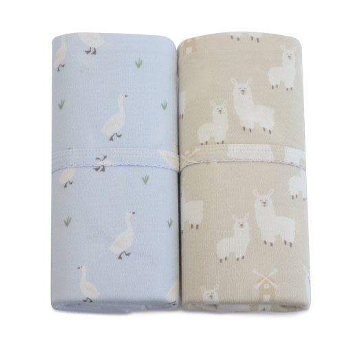 Bubba Blue Provincial Wrap 2 Pack Sky/Almond