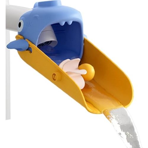 Sink Faucet Extender, Shark Design Faucet Extender, Hand Washing Helper Faucet, Long Extend Water Faucet, Kitchen Sink Faucet Attachment, Child-Friendly Faucet Extender, Fun Shark Water Extender