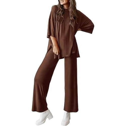 PRETTYGARDEN Two Piece Sets For Women Summer Fashion Lounge Matching Set 2025 Travel Vacation Airport Outfits Clothing