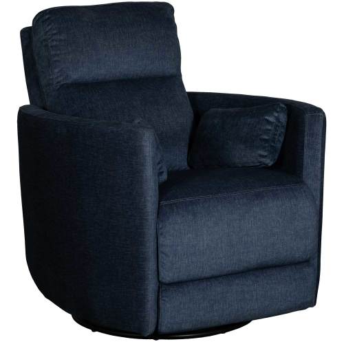 Durham Indigo Swivel Power Recliner | 1E1-70227P | AFW.com