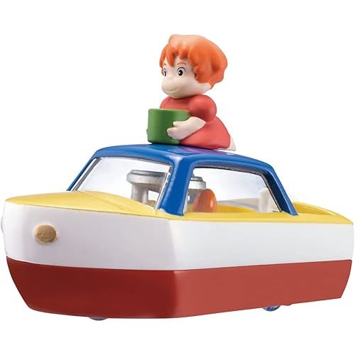 Takara Tomy Dream Tomica Ghibli Full 05 Ponyo on The Cliff Sosuke Pom Boat,