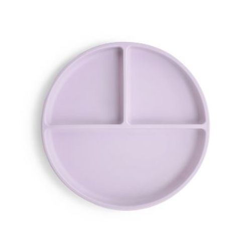Silicone Suction Plate Soft Lilac One Size