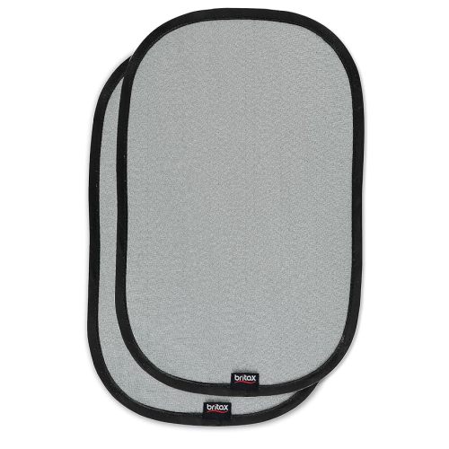 Britax EZ-Cling Car Window Sun Shades, 2 Pack | UPF 30+ Protection, Glare and Heat + Easy Install and Removal