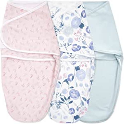 aden + anais, Cotton Knit Baby Wrap, Newborn Wearable Swaddle Blanket, 3 Pack, Flowers Bloom, 0-3 Months : Amazon.ca: Baby
