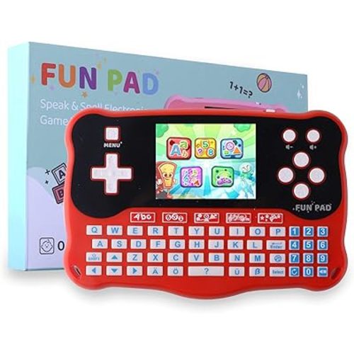 Kids Tablet/Baby Learning Pad with 102 Activities/Toddler Tablet with ABC/Words/Music/Math Interactive Educational Electronic Toys Gifts Handheld Game for Preschool Boys Girls Ages 3-12