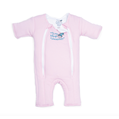 Pink Baby Merlin’s Magic Sleepsuit – Cozy 100% Cotton Baby Sleepwear