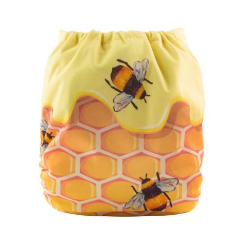 Alva Pocket Diaper - Honey Bee | Happy BeeHinds | Modern Cloth Diapers