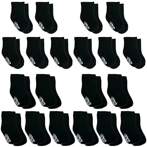 Little Me 20-Pack Newborn Baby Infant & Toddler Unisex Socks, For Baby Girl or Boy, 0-12 & 12-24 Months, Assorted Size Pack