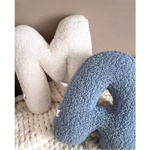 Letter Pillow, Fabric Letter, House warming gaft, Personality Pillow, Velvet Letter, Alphabet Pillow, Scandi Nursery Decor, Christening Gift