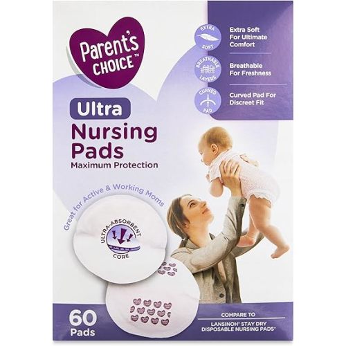 Parent's Choice Disposable Ultra Nursing Pads, 60 Count