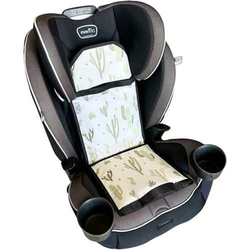 Car Seat Cooler Washable Insulated Ice Pack Infant Car Seat Cooling Cushion Mat for Hot Weather Multifunctional Baby Cooling Pad for Car Seat and Strollers (Ice Packs Included)