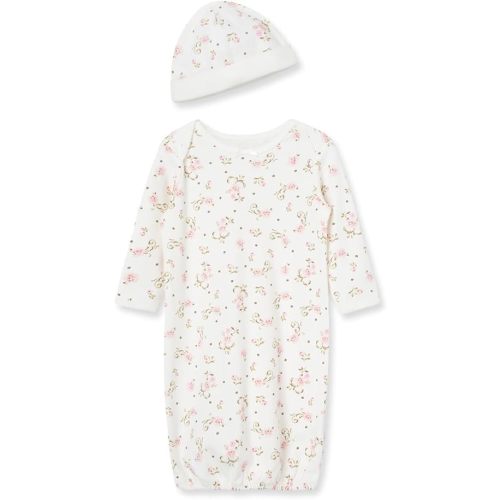 Little Me Baby Girls' 2-Piece Nightgown and Cap Set