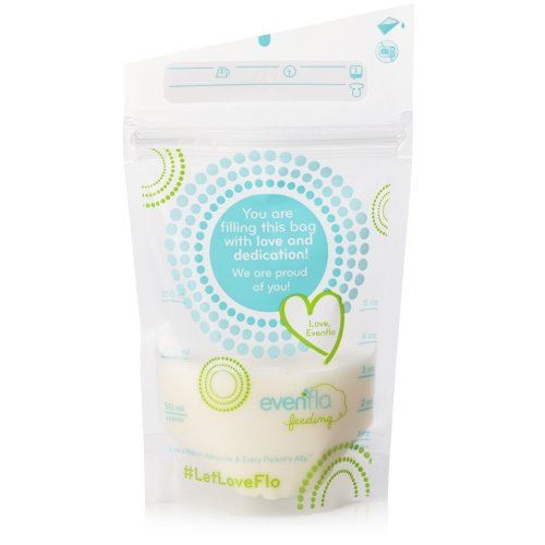 Evenflo Feeding Advanced Milk Storage 5 Ounce Bags, 40 Count
