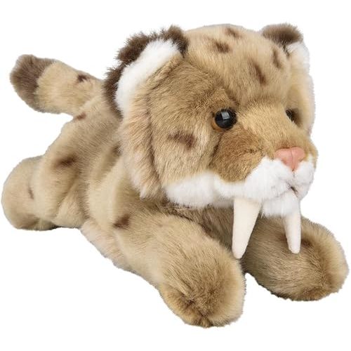 Rhode Island Novelty 9.5" Heirloom Laying Sabertooth Tiger 1 Piece