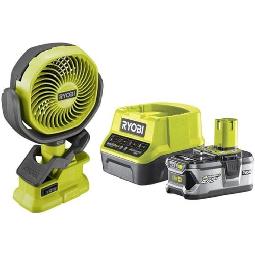 Ryobi RCF18-0 Fan Clamp Battery 18V ONE+ 300m3/h Kit 4.0 Ah