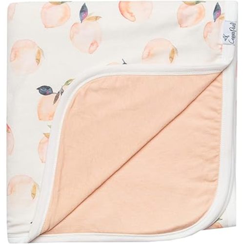 Copper Pearl Three-Layer Baby Blanket: Soft Baby Quilts for Boys and Girls | Breathable, Cozy, Toddler Blanket | Baby Quilt for Newborns | 46x46 Premium Polyester/Rayon | Caroline