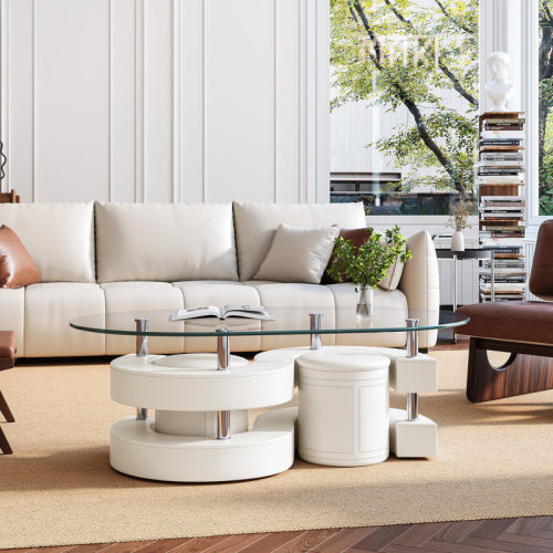Orren Ellis Addaly Abstract Coffee Table & Reviews | Wayfair