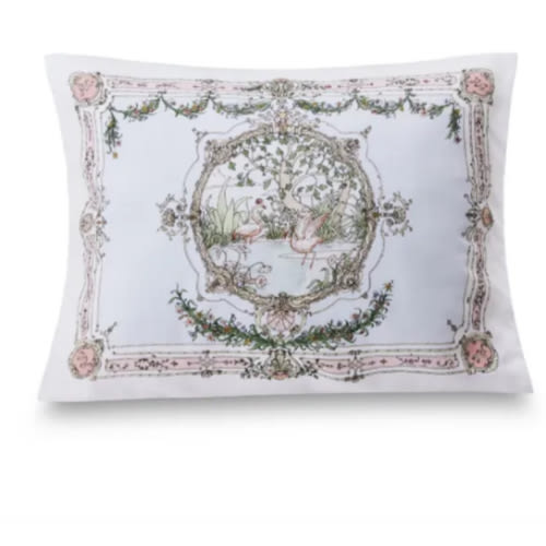 Atelier Choux Tapestry-print Cotton Pillow Cover | White | FARFETCH