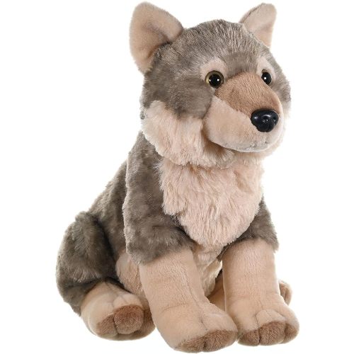 Wild Republic Wolf Plush, Stuffed Animal, Plush Toy, Gifts for Kids, Cuddlekins 12 Inches - 12 in