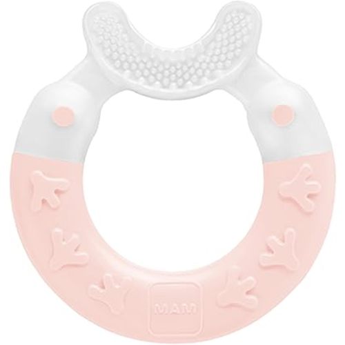Bite & Brush Teether, Girls 3+ Months, 1-Count, Pink