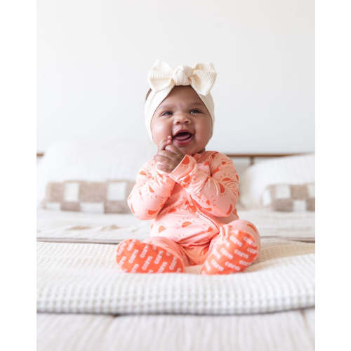 CORAL SUNSHINE | FOOTIE ONE PIECE