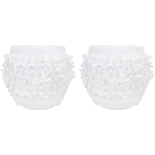 Durio Baby Bloomers for Toddler Girls Ruffle Diaper Covers for Girls Cute Cotton Baby Girl Shorts