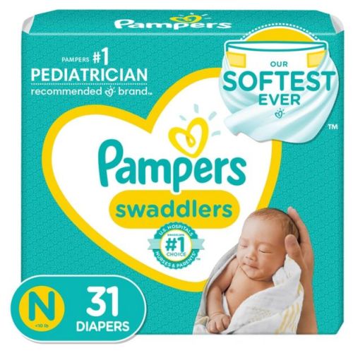 Pampers Swaddlers Disposable Diapers - (Select Size and Count)