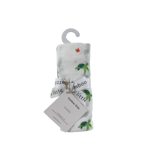 Bamboo Little Swaddle, 1 Pack, Turtle