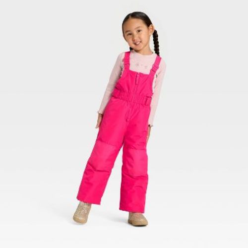 Toddler Girls' Solid Snow Bib - Cat & Jack™ Pink