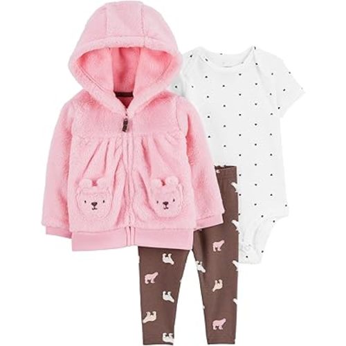 Carter's baby-girls 3-piece Layette Set