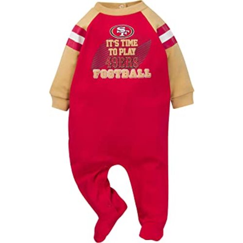 Gerber NFL Unisex Baby Nfl Team Footed Sleep and Play