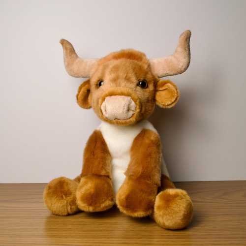 Longhorn plush, New gift plush, Western nursery, Cowboy baby, Cow Plush