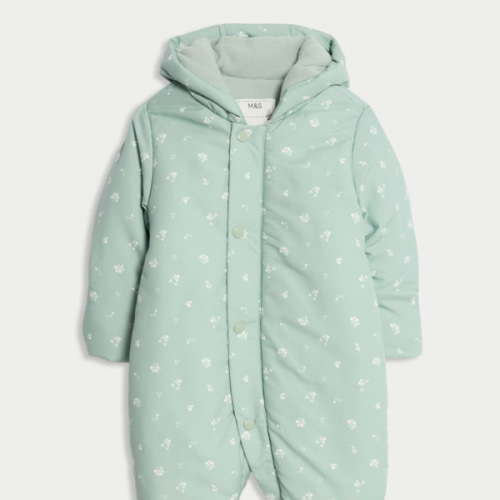 M&S | Ditsy Print Snowsuit
