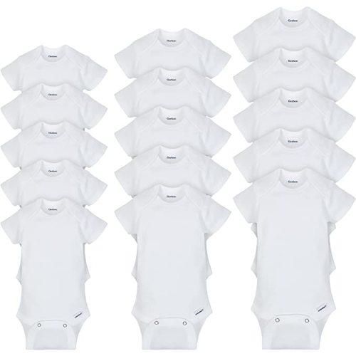 Gerber Unisex Baby 15 Piece Onesies Bodysuit Multi Size Pack