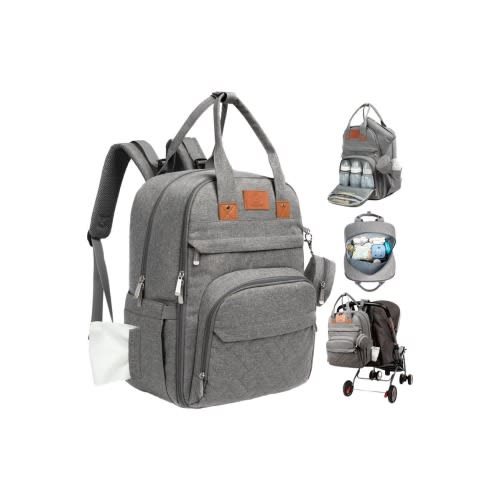 Classic Gray - Rove Diaper Bag