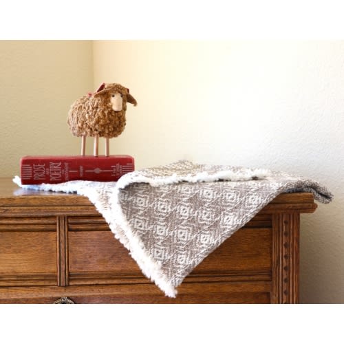 School Section Baby Blanket - Montana Wool Company