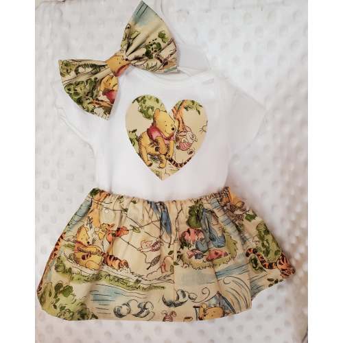 Winnie the Pooh Skirt Set