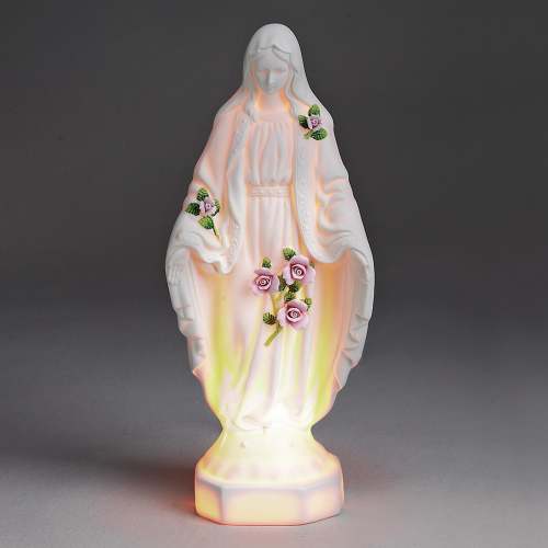 Our Lady of Grace Porcelain Night Light