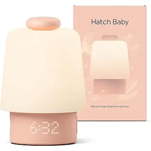 Hatch Baby Sound Machine, Night Light | Hatch Baby (Peach) | Sleep Support | Registry Essential, Routine Builder, Time-to-Rise Alarm Clock, White Noise, Nursery Stories, Toddler Kids (Wi-Fi)